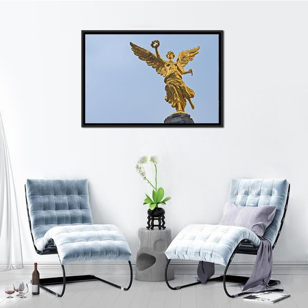 Angel Of Independence Mexico Canvas Wall Art-3 Horizontal-Gallery Wrap-25" x 16"-Tiaracle
