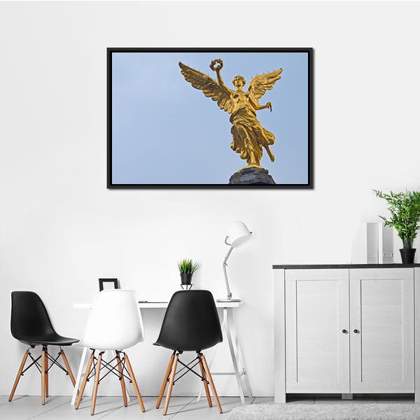 Angel Of Independence Mexico Canvas Wall Art-3 Horizontal-Gallery Wrap-25" x 16"-Tiaracle