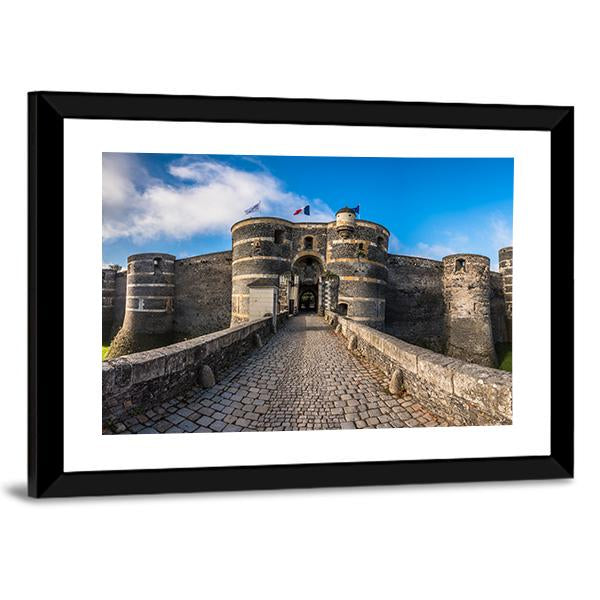 Angers Castle France Canvas Wall Art-3 Horizontal-Gallery Wrap-25" x 16"-Tiaracle