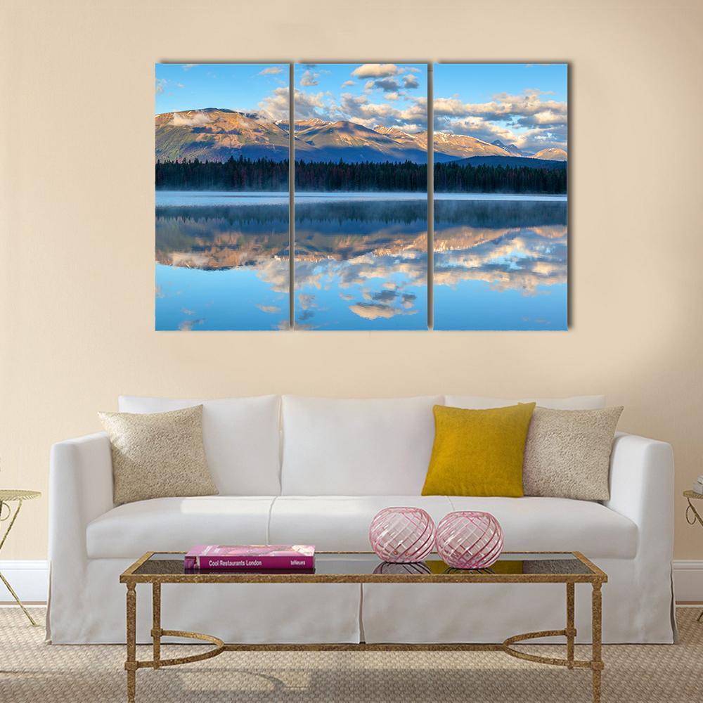 Annette Lake Canvas Wall Art-3 Horizontal-Gallery Wrap-37" x 24"-Tiaracle