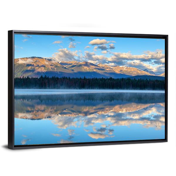 Annette Lake Canvas Wall Art-3 Horizontal-Gallery Wrap-25" x 16"-Tiaracle