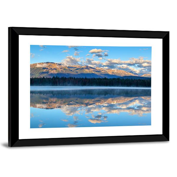 Annette Lake Canvas Wall Art-3 Horizontal-Gallery Wrap-25" x 16"-Tiaracle