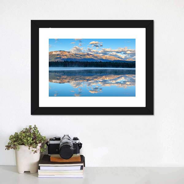 Annette Lake Canvas Wall Art-3 Horizontal-Gallery Wrap-25" x 16"-Tiaracle