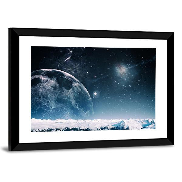 Another World Landscape Canvas Wall Art-3 Horizontal-Gallery Wrap-25" x 16"-Tiaracle