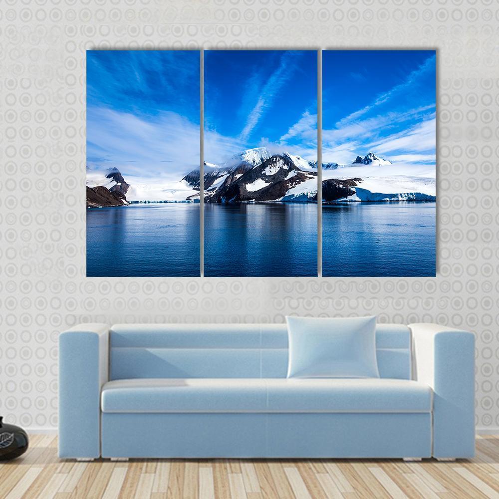 Antarctica Natural Beauty Canvas Wall Art-5 Star-Gallery Wrap-62" x 32"-Tiaracle