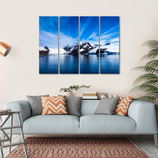 Antarctica Natural Beauty Canvas Wall Art-4 Horizontal-Gallery Wrap-34" x 24"-Tiaracle
