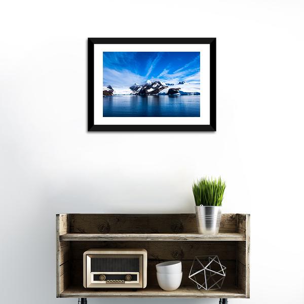 Antarctica Natural Beauty Panoramic Canvas Wall Art-1 Piece-36" x 12"-Tiaracle