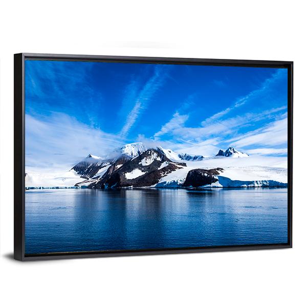 Antarctica Natural Beauty Panoramic Canvas Wall Art-1 Piece-36" x 12"-Tiaracle