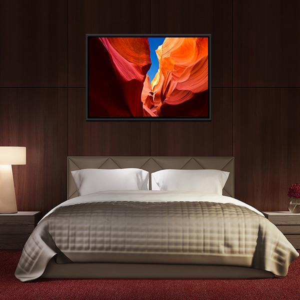 Antelope Canyon Arizona Canvas Wall Art-5 Horizontal-Gallery Wrap-22" x 12"-Tiaracle