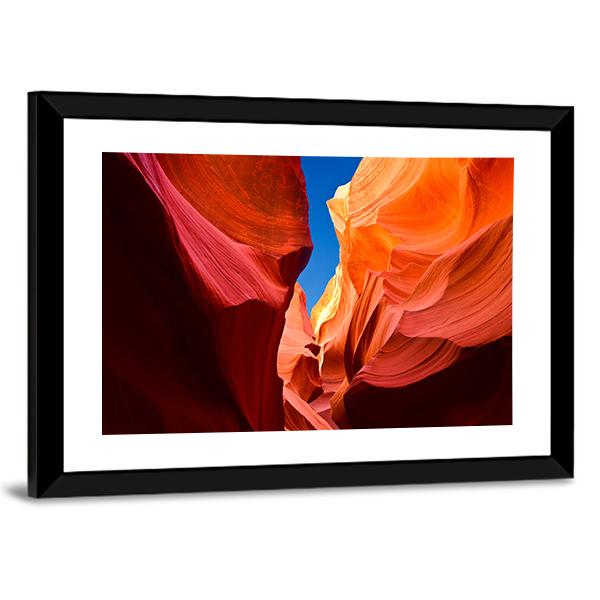 Antelope Canyon Arizona Canvas Wall Art-5 Horizontal-Gallery Wrap-22" x 12"-Tiaracle