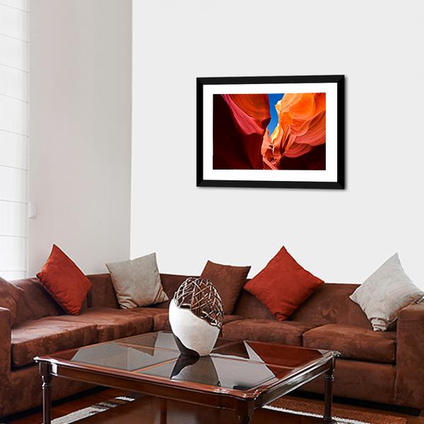 Antelope Canyon Arizona Canvas Wall Art-5 Horizontal-Gallery Wrap-22" x 12"-Tiaracle
