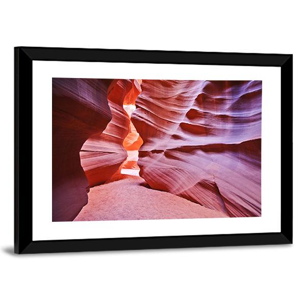 Antelope Canyon USA Canvas Wall Art-5 Horizontal-Gallery Wrap-22" x 12"-Tiaracle