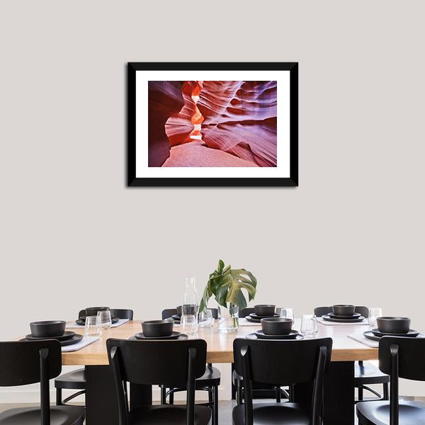 Antelope Canyon USA Canvas Wall Art-5 Horizontal-Gallery Wrap-22" x 12"-Tiaracle