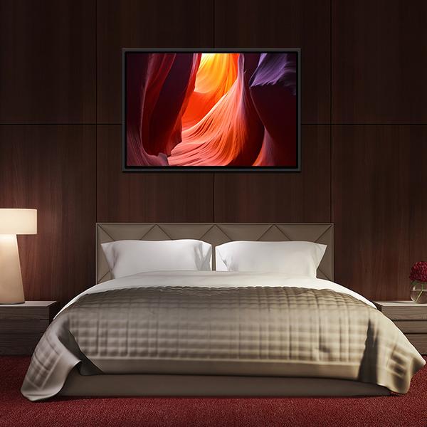 Antelope Grand Canyon Arizona Canvas Wall Art-5 Horizontal-Gallery Wrap-22" x 12"-Tiaracle