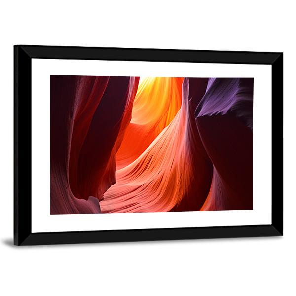 Antelope Grand Canyon Arizona Canvas Wall Art-5 Horizontal-Gallery Wrap-22" x 12"-Tiaracle