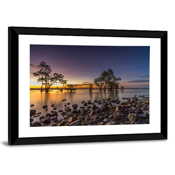 Anyer Laguna Beach Canvas Wall Art-5 Horizontal-Gallery Wrap-22" x 12"-Tiaracle