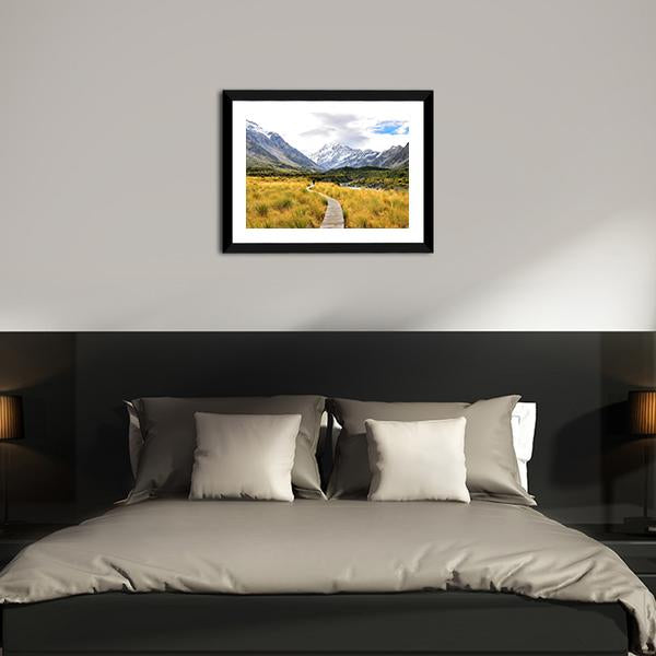 Aoraki Mount Cook National Park Canvas Wall Art-3 Horizontal-Gallery Wrap-25" x 16"-Tiaracle