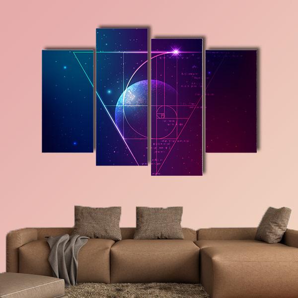 Applied Astronomy Concept Canvas Wall Art-4 Pop-Gallery Wrap-34" x 20"-Tiaracle