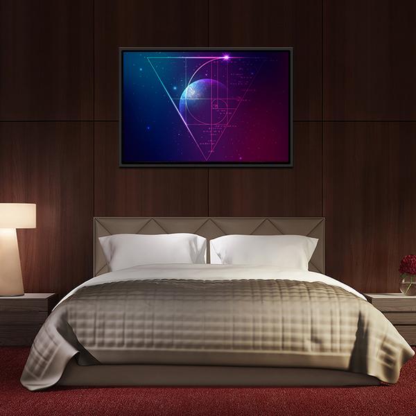 Applied Astronomy Concept Vertical Canvas Wall Art-3 Vertical-Gallery Wrap-12" x 25"-Tiaracle