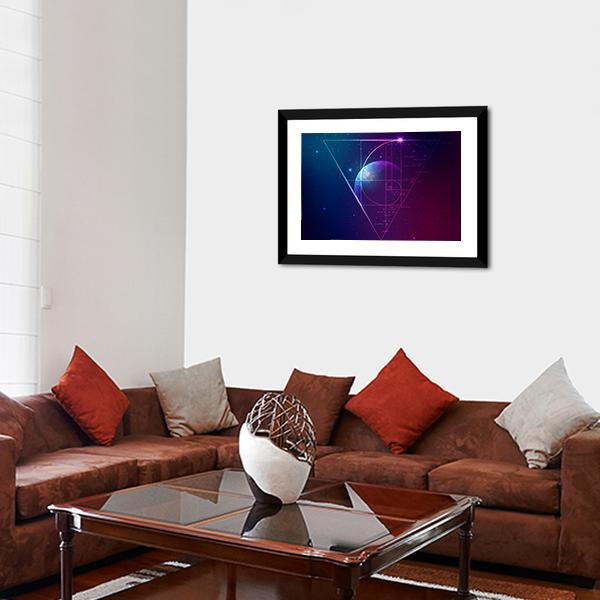 Applied Astronomy Concept Vertical Canvas Wall Art-3 Vertical-Gallery Wrap-12" x 25"-Tiaracle