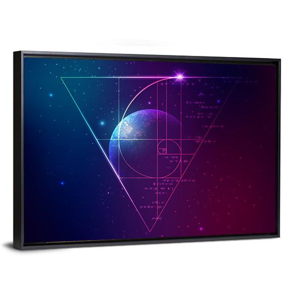 Applied Astronomy Concept Vertical Canvas Wall Art-3 Vertical-Gallery Wrap-12" x 25"-Tiaracle
