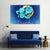 Aquarius Zodiac Sign Canvas Wall Art-3 Horizontal-Gallery Wrap-25" x 16"-Tiaracle