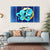 Aquarius Zodiac Sign Canvas Wall Art-5 Horizontal-Gallery Wrap-22" x 12"-Tiaracle