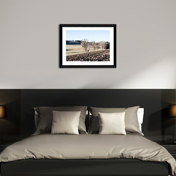 Arable Plowed Earth Vertical Canvas Wall Art-3 Vertical-Gallery Wrap-12" x 25"-Tiaracle