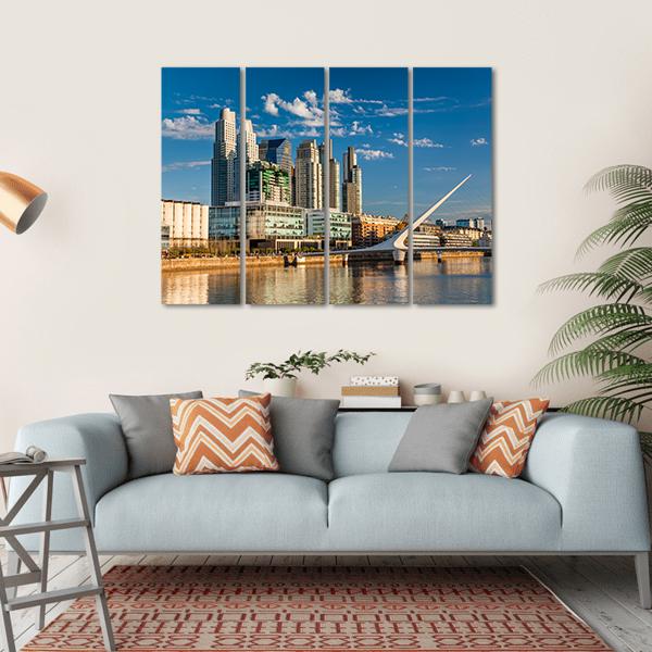 Argentina Cityscape Canvas Wall Art-4 Horizontal-Gallery Wrap-34" x 24"-Tiaracle