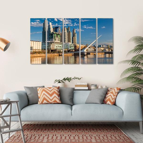 Argentina Cityscape Canvas Wall Art-5 Horizontal-Gallery Wrap-22" x 12"-Tiaracle