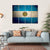 Argentina Flag Grunge Texture Canvas Wall Art-1 Piece-Gallery Wrap-36" x 24"-Tiaracle
