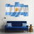 Waving Argentina Flag Canvas Wall Art-5 Pop-Gallery Wrap-47" x 32"-Tiaracle