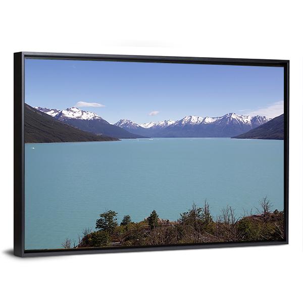 Argentino Lake Canvas Wall Art-3 Horizontal-Gallery Wrap-25" x 16"-Tiaracle