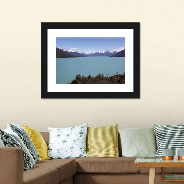 Argentino Lake Canvas Wall Art-3 Horizontal-Gallery Wrap-25" x 16"-Tiaracle