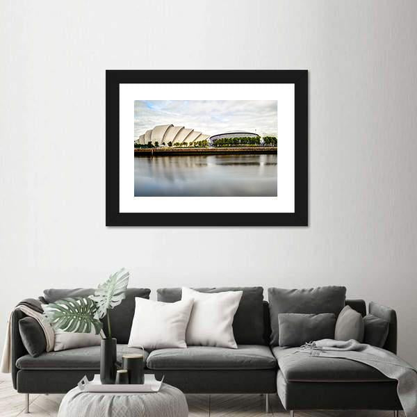 Armadillo Auditorium Glasgow Canvas Wall Art-1 Piece-Framed Print-20" x 16"-Tiaracle