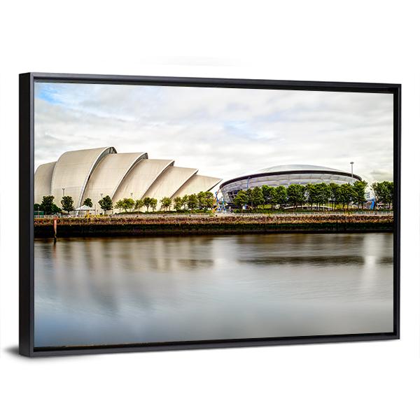 Armadillo Auditorium Glasgow Canvas Wall Art-3 Horizontal-Gallery Wrap-25" x 16"-Tiaracle