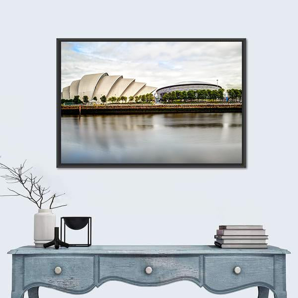 Armadillo Auditorium Glasgow Canvas Wall Art-3 Horizontal-Gallery Wrap-25" x 16"-Tiaracle