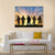 Armed Terrorists Near The City At Sunset Canvas Wall Art-1 Piece-Gallery Wrap-36" x 24"-Tiaracle