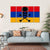 Armenian Flag With Crossbones And Jolly Roger Canvas Wall Art-5 Horizontal-Gallery Wrap-22" x 12"-Tiaracle