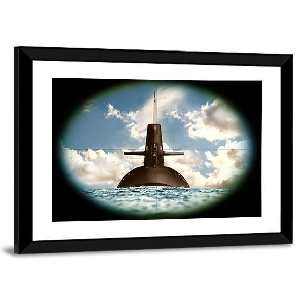 Army Weapon On Land Sea Canvas Wall Art-3 Horizontal-Gallery Wrap-25" x 16"-Tiaracle