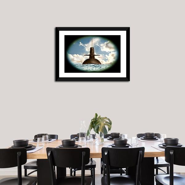 Army Weapon On Land Sea Canvas Wall Art-3 Horizontal-Gallery Wrap-25" x 16"-Tiaracle