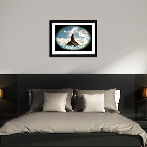 Army Weapon On Land Sea Canvas Wall Art-3 Horizontal-Gallery Wrap-25" x 16"-Tiaracle