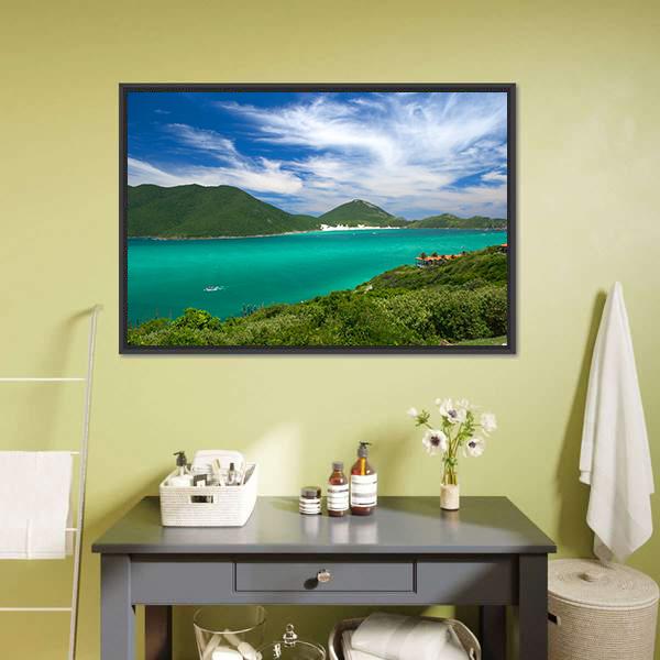 Arraial Do Cabo Canvas Wall Art-5 Horizontal-Gallery Wrap-22" x 12"-Tiaracle