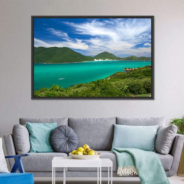 Arraial Do Cabo Canvas Wall Art-5 Horizontal-Gallery Wrap-22" x 12"-Tiaracle