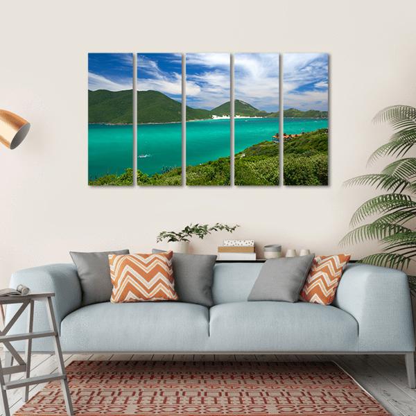Arraial Do Cabo Canvas Wall Art-5 Horizontal-Gallery Wrap-22" x 12"-Tiaracle