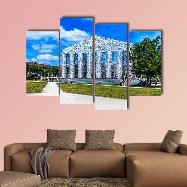Temple At The Friedrichsplatz Germany Canvas Wall Art-4 Pop-Gallery Wrap-50" x 32"-Tiaracle