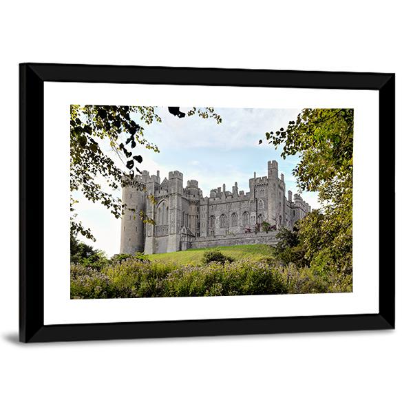 Arundel Castle Canvas Wall Art-3 Horizontal-Gallery Wrap-25&quot; x 16&quot;-Tiaracle