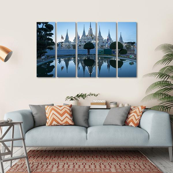 Asokaram Temple Canvas Wall Art-5 Horizontal-Gallery Wrap-22" x 12"-Tiaracle