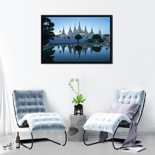 Asokaram Temple Canvas Wall Art-5 Horizontal-Gallery Wrap-22" x 12"-Tiaracle
