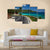 Road Along Tropical Coastline Canvas Wall Art-5 Pop-Gallery Wrap-47" x 32"-Tiaracle